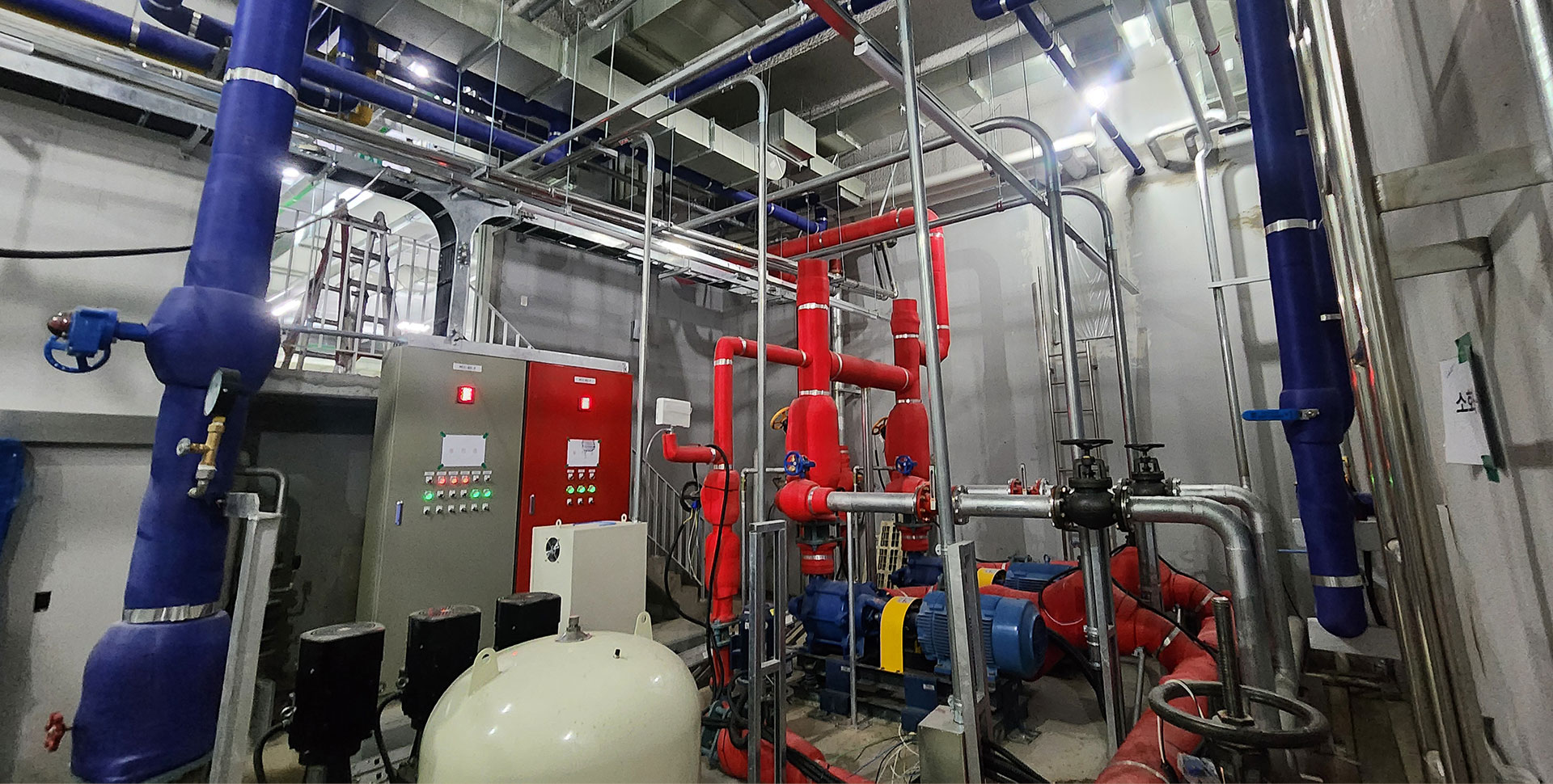 소중엠앤이 기계설비 시공 현장 - 냉난방 설비 설치