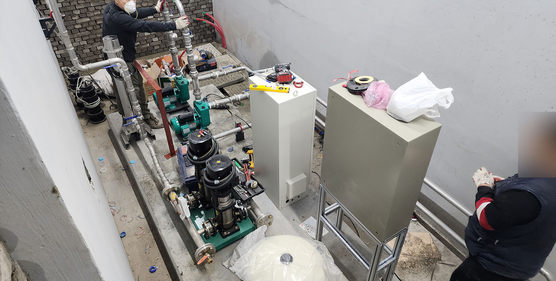 소중 소방설비 시공 - 스프링클러 설치 작업